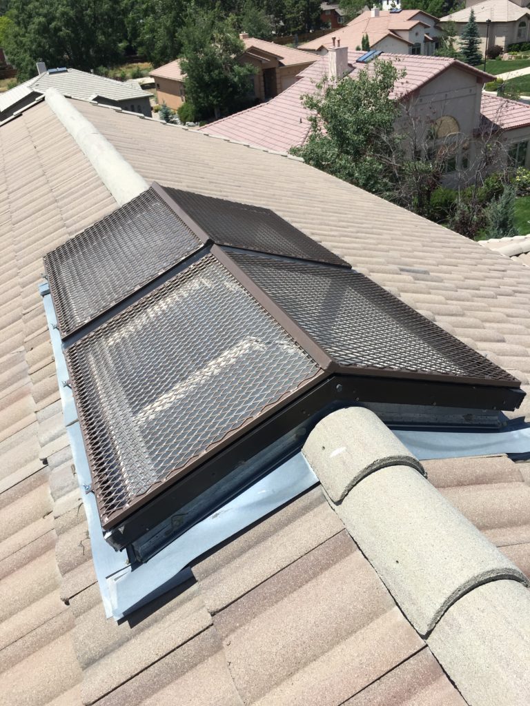 OUR PATENTED GUARDS HIPPO® SKYLIGHT GUARDS