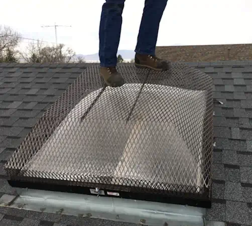 Installation & Test of overly protective skylight shields